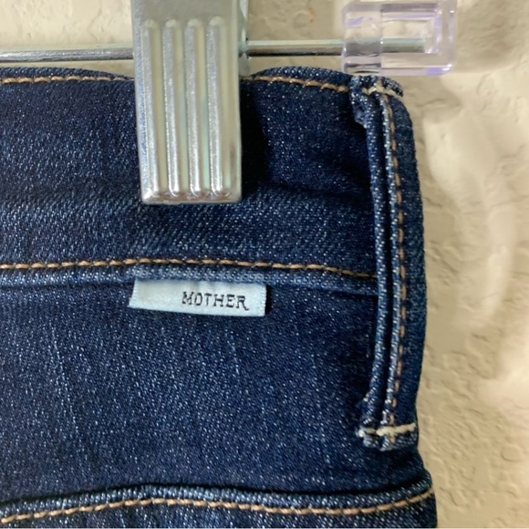 Mother Womens The Insider Crop Step Fray off limits blue 26 - Picture 7 of 13